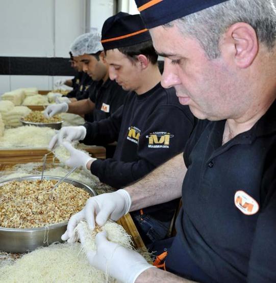 Ramazanın vazgeçilmez tatlısı; kadayıf dolması