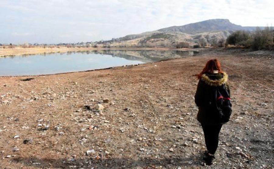 Suyu 25 metre çekilen Serpincik Göleti son yağışlarla doldu