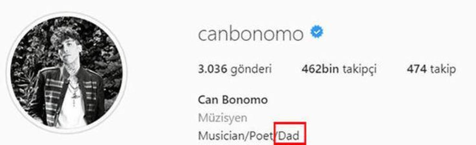 Can Bonomo oğlu ile ilk pozunu paylaştı: Adınla yaşa