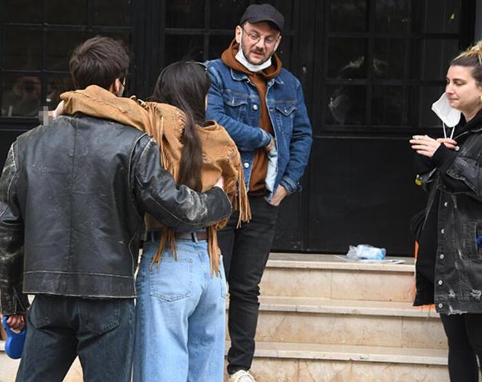 Dilara Aksüyek ile Onur Bay aşka geldi Sevgilisinin kulağını ısırdı