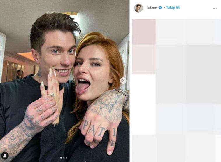 Bella Thorne erkek arkadaşına nişan yüzüğü aldı