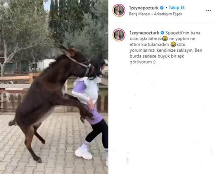 Zeynep Öztürk, sıpadan kaçtığı anları böyle anlattı