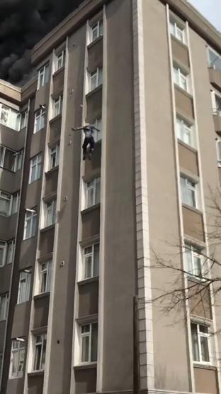 Binada yangın çıkınca çatıdan atlamıştı Acı haber geldi