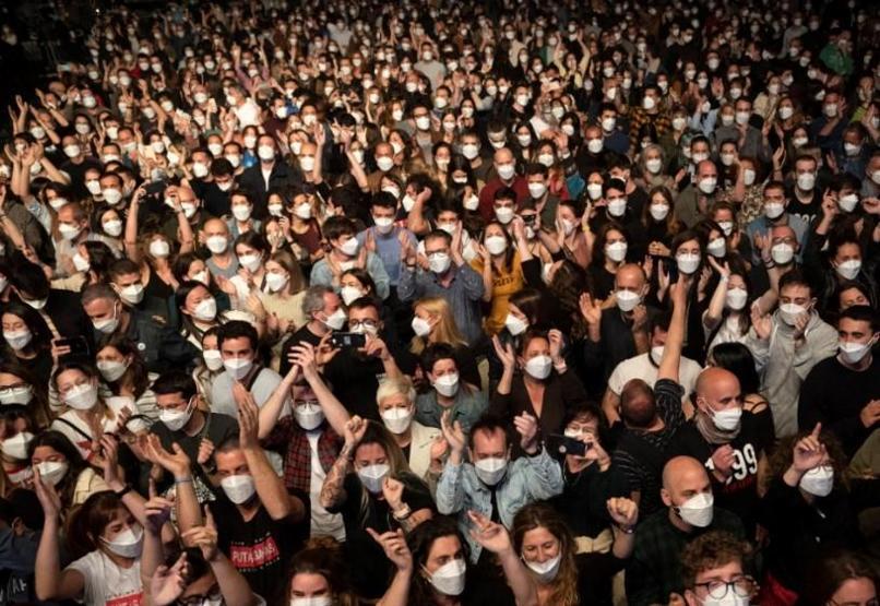 Barcelonada yapılan 5 bin kişilik konser deneyi sonuçlandı