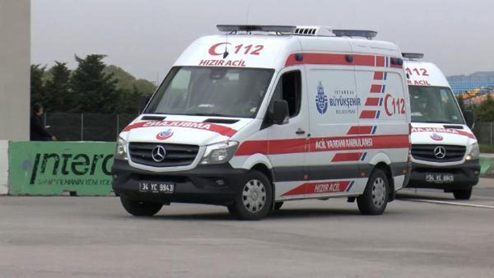 Ambulans şoförleri Formula 1 pistinde