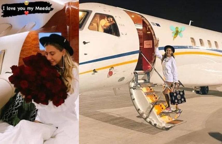 Mohammed Al Saloussi, Şeyma Subaşının ayaklarını özel jet ile yerden kesti