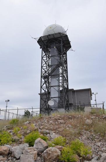Radar istasyonunun eşsiz manzarası