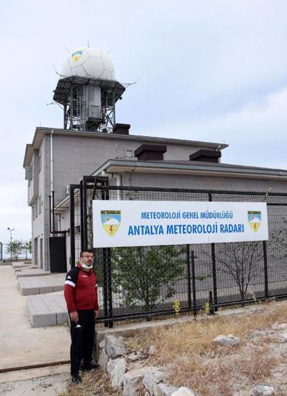 Radar istasyonunun eşsiz manzarası