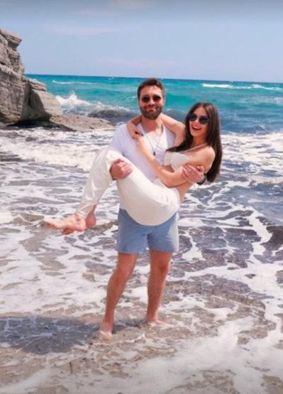 Deren Talu ve sevgilisinin aşk tatili devam ediyor