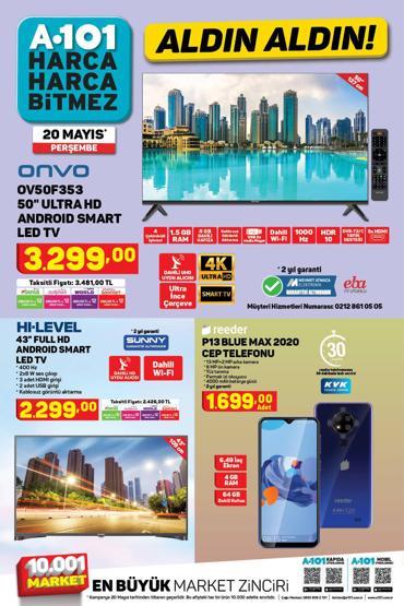 17-21 Mayıs 2021 A101 kataloğu Bu hafta A101 aktüel ürünlerde neler var