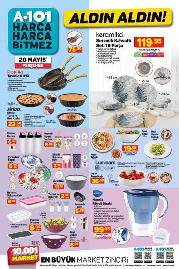 17-21 Mayıs 2021 A101 kataloğu Bu hafta A101 aktüel ürünlerde neler var