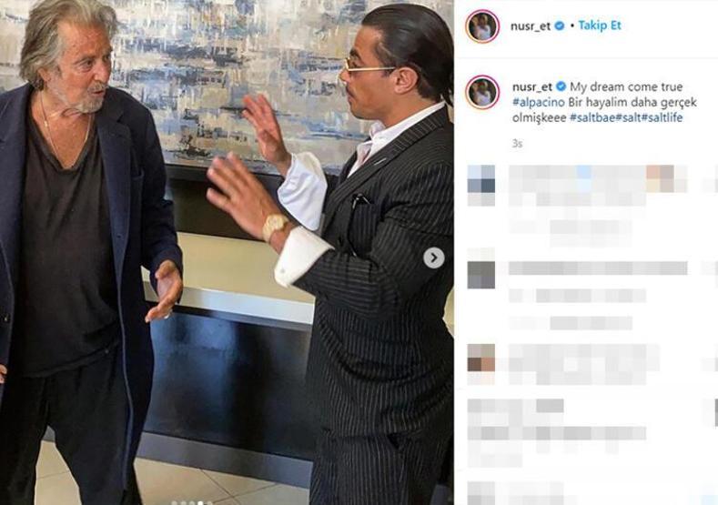 Nusret Gökçenin, Al Pacino ile pozlarına beğeni yağdı