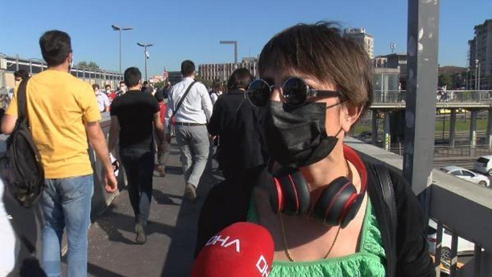 Bakan Soylu dikkat çekmişti; Toplu taşımada kalabalık sürüyor