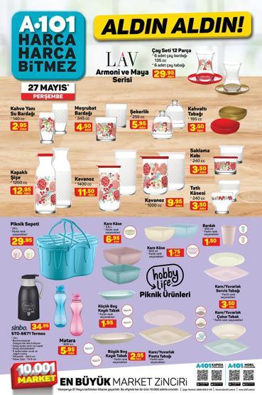 28 Mayıs A101 kataloğu 2021 Bu hafta A101 aktüel ürünlerde neler var