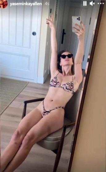 Yasemin Allen iddialı fotoğraflarla adından söz ettirmeyi başardı
