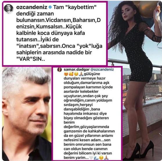 Özcan Denizin sevgilisi kimdir Samar Dadgar kaç yaşında, instagram adresi ne