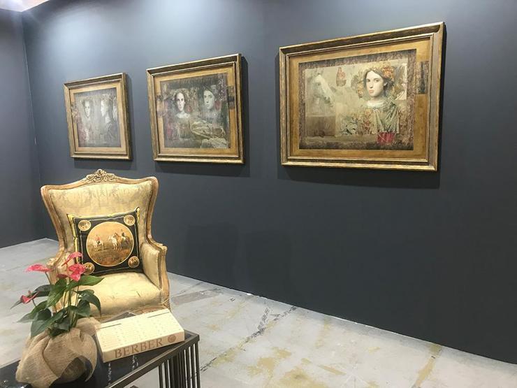 Mersad Berber’in eserleri Çağdaş Sanat Fuarında