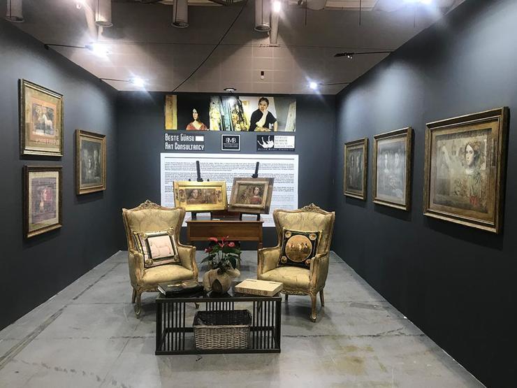 Mersad Berber’in eserleri Çağdaş Sanat Fuarında