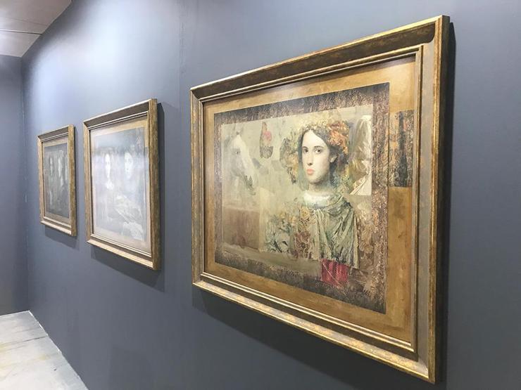 Mersad Berber’in eserleri Çağdaş Sanat Fuarında