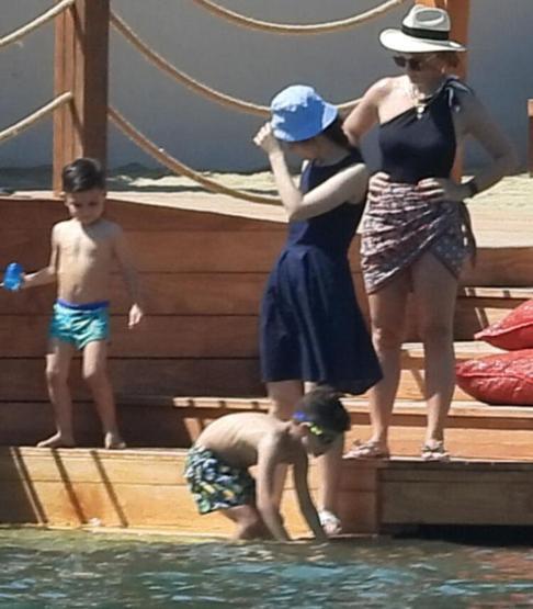 Pelin Karahan gün boyu denize girmedi