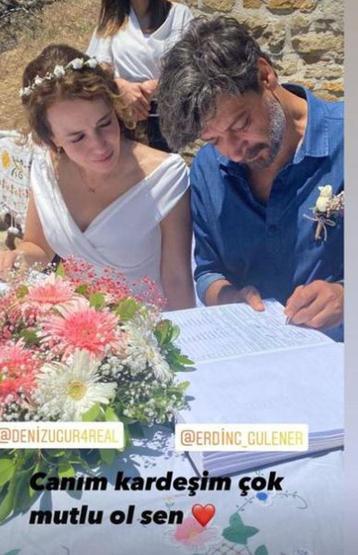 Deniz Uğur ve Erdinç Gülener dünyaevine girdi
