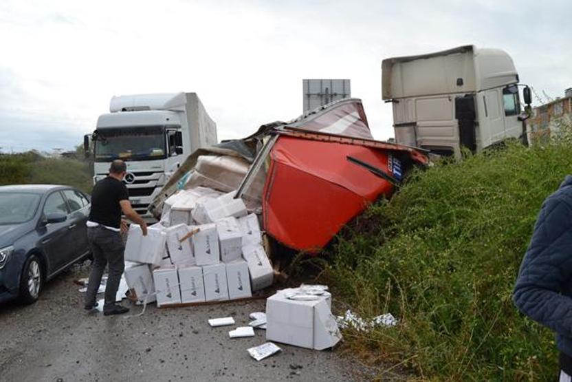 Aynı bölgede 3 ayrı trafik kazası: 5 yaralı
