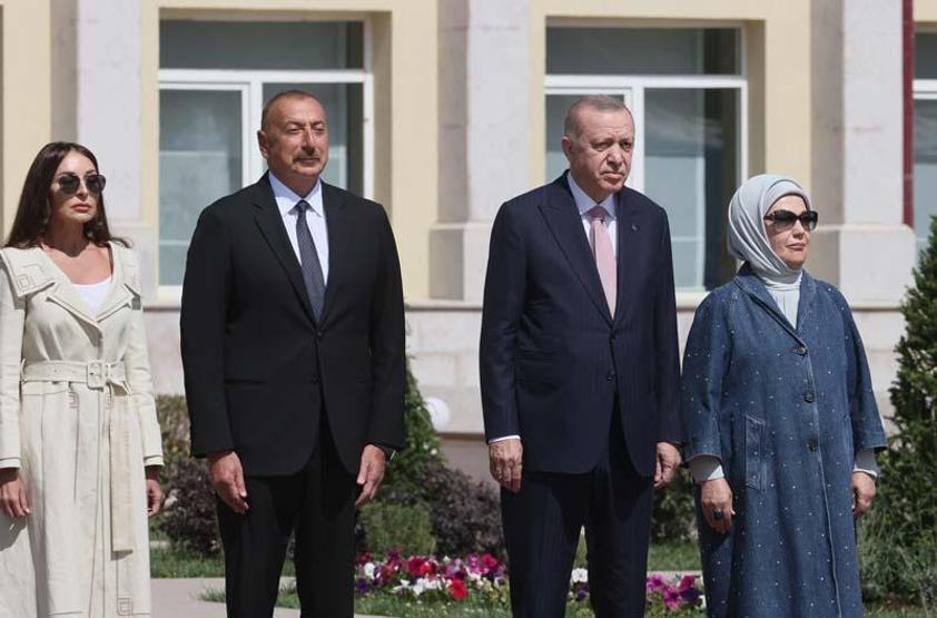 Tarihi ziyaret... Cumhurbaşkanı Erdoğan Şuşada