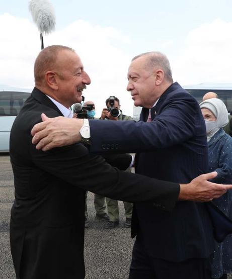 Tarihi ziyaret... Cumhurbaşkanı Erdoğan Şuşada
