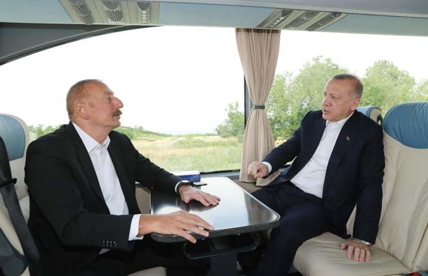 Tarihi ziyaret... Cumhurbaşkanı Erdoğan Şuşada