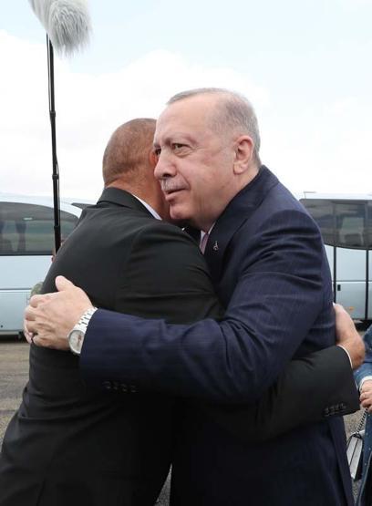 Tarihi ziyaret... Cumhurbaşkanı Erdoğan Şuşada
