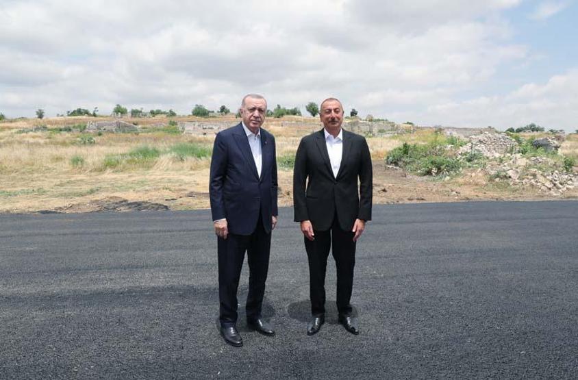 Tarihi ziyaret... Cumhurbaşkanı Erdoğan Şuşada