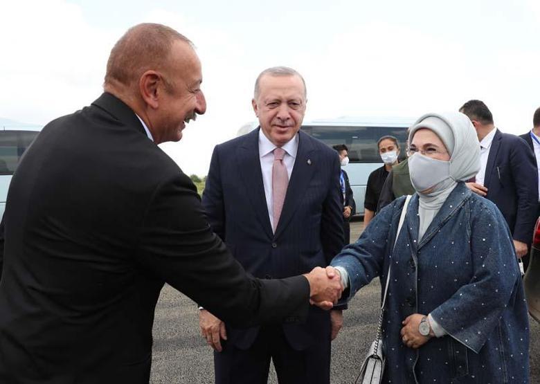 Tarihi ziyaret... Cumhurbaşkanı Erdoğan Şuşada
