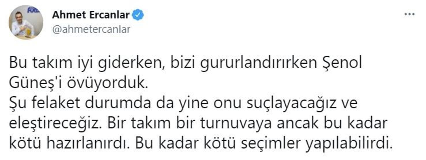 Galler maçı sonrası Şenol Güneşe sert tepki