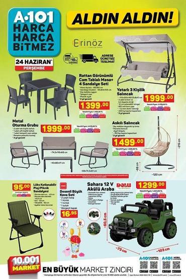 24 Haziran A101 kataloğu 2021 Bu perşembe A101 aktüel ürünlerde neler var