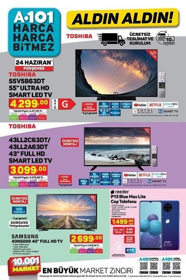 24 Haziran A101 kataloğu 2021 Bu perşembe A101 aktüel ürünlerde neler var