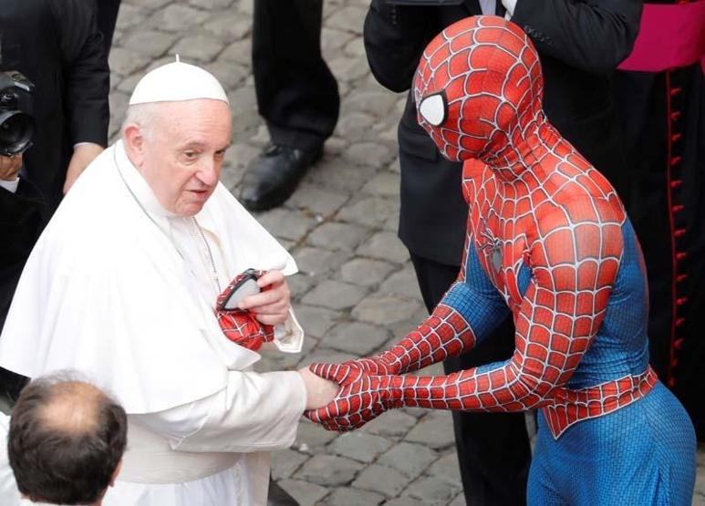 Spiderman Papaya maske verdi