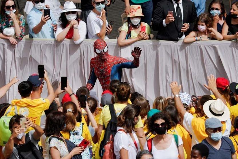 Spiderman Papaya maske verdi