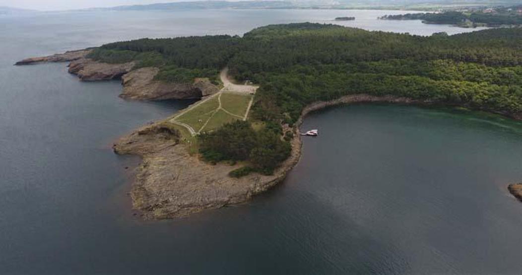Denizle orman Sinopun doğa harikası tabiat parklarında birleşiyor