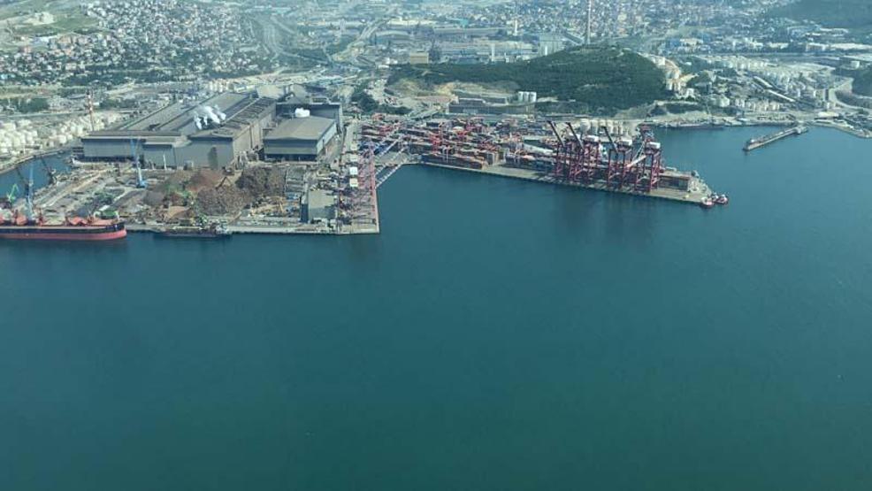 Marmara Denizindeki müsilajın son durumu havadan görüntülendi