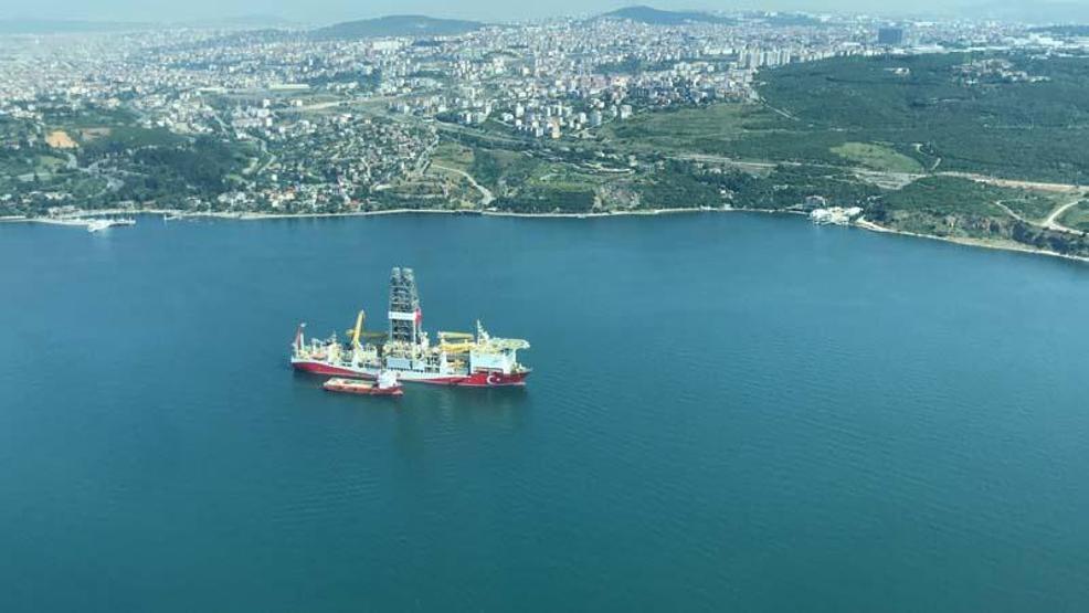 Marmara Denizindeki müsilajın son durumu havadan görüntülendi