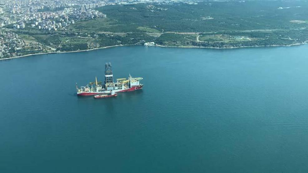 Marmara Denizindeki müsilajın son durumu havadan görüntülendi