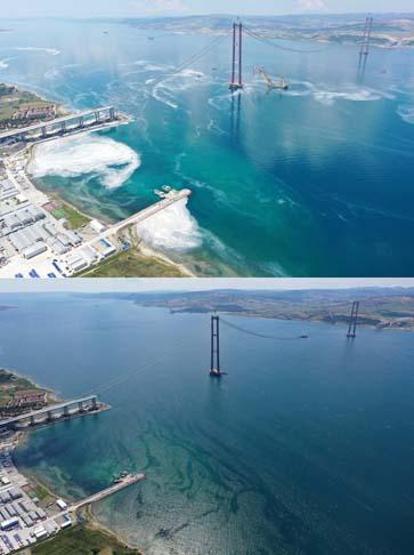 Marmara Denizinin güney kıyılarında müsilaj yok denilecek kadar azaldı