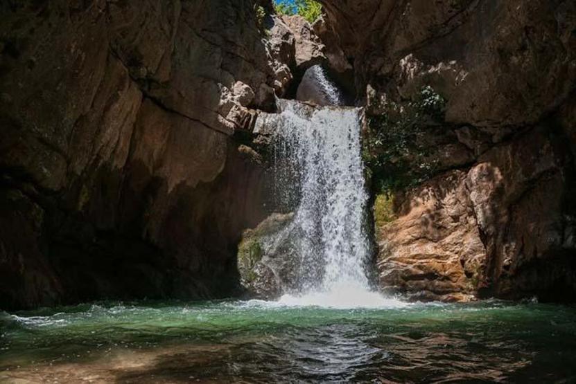 Kahramanmaraşın saklı güzelliği Galgamaç Şelalesi hayran bırakıyor