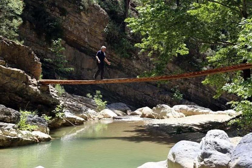 Kahramanmaraşın saklı güzelliği Galgamaç Şelalesi hayran bırakıyor