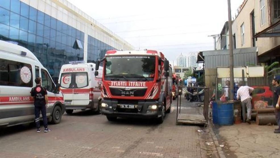 Başakşehirde Sanayiciler Sitesinde patlama