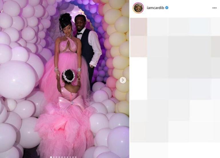 Cardi B üç yaşındaki kızına 124 bin dolarlık gerdanlık hediye etti