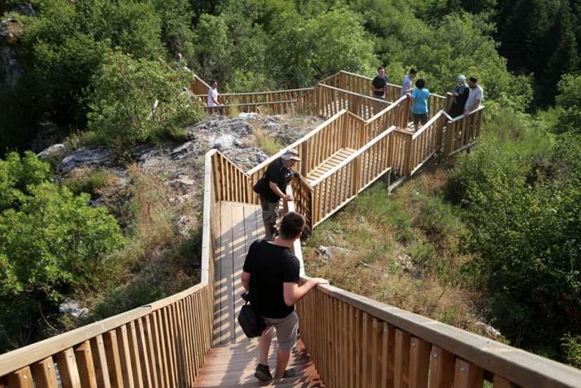 Kanyonları ve doğal güzellikleriyle ünlü Bayramda nüfusunun 20 katı ziyaretçiyi ağırladı
