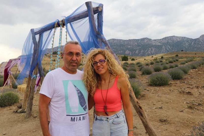 Burdurda görsel şölen sunan mor bahçeler bayram tatilinde binlerce kişiyi ağırladı