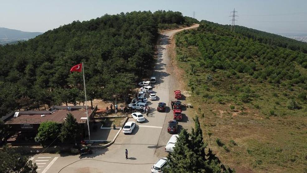 Aydos Ormanında droneli denetim