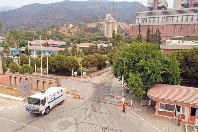 Kemerköy Termik Santrali drone ile havadan görüntülendi
